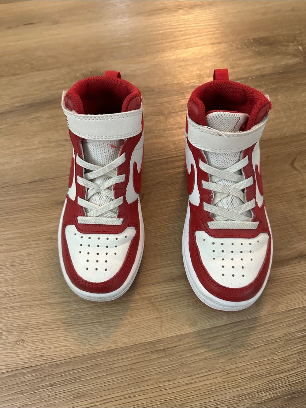 Kids Nike Jordan Sneakers in Red and White 9c